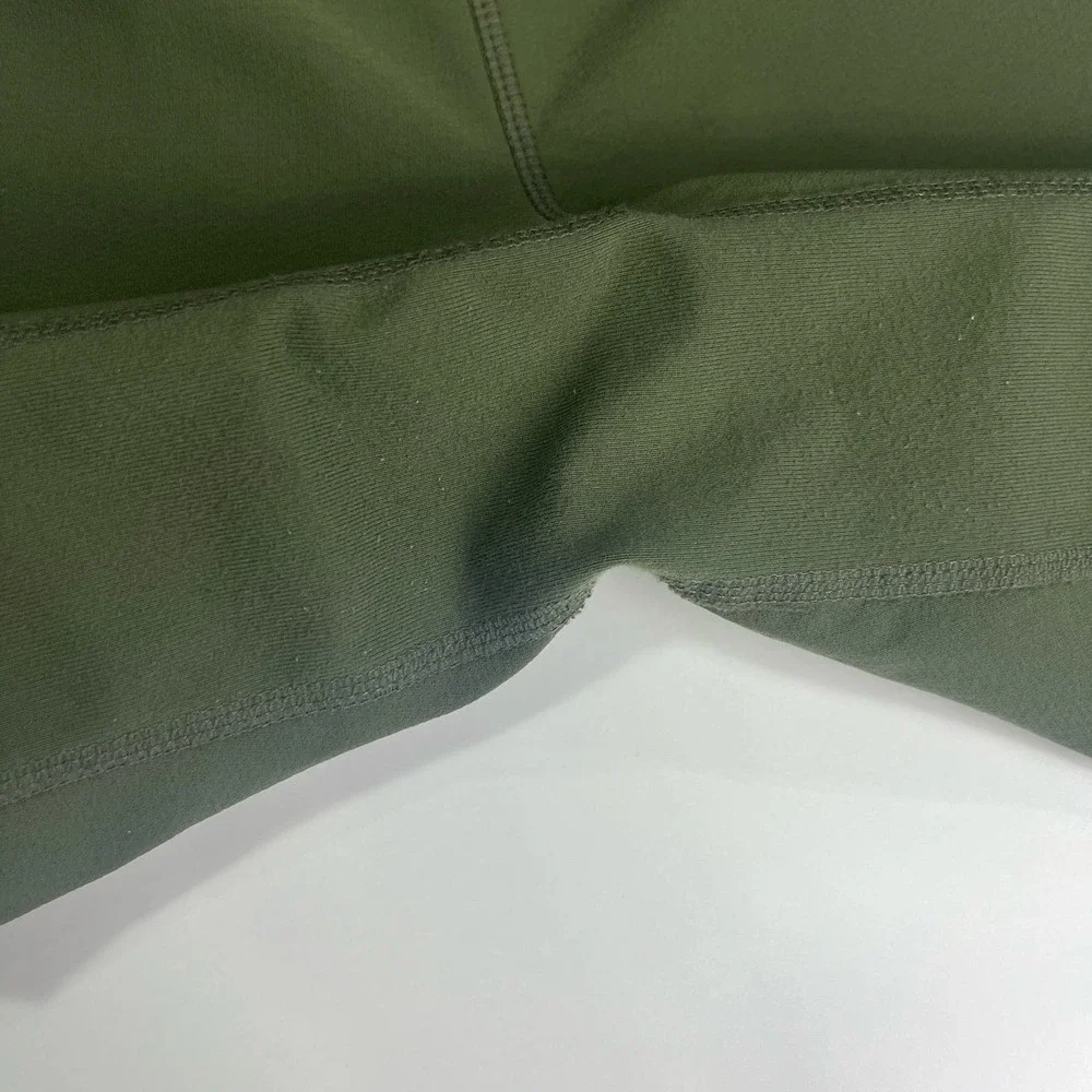 Title Nine Sylvan Hybrid Hiking Tights Leggings Pants Size Medium Olive Green - Picture 16 of 16